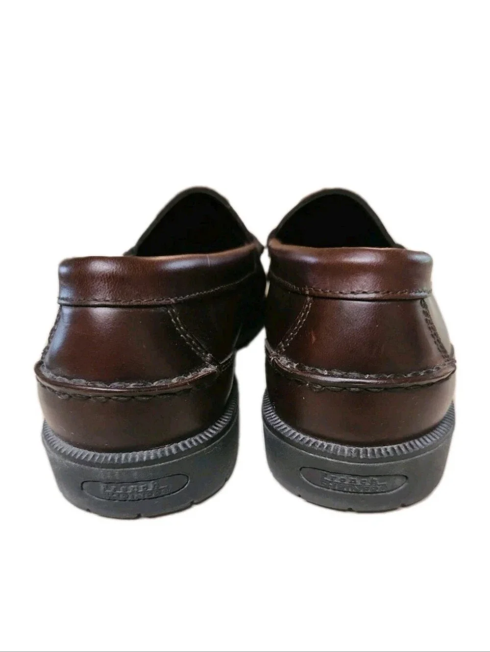 Vintage French Shriner Men's Size 11M Brown Leather Kiltie Tassel Loafer 90's